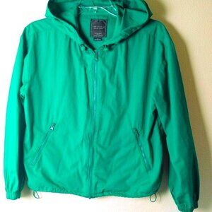 SANCTUARY 90's Cotton Jacket in Jelly Bean Green Sz Med NWOT